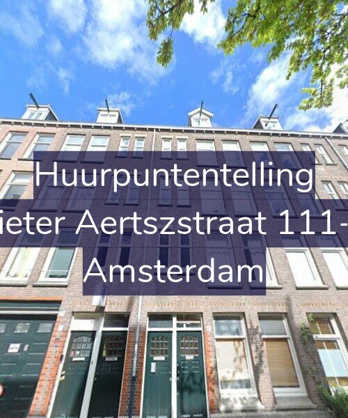 Foto gevel Huurpuntentelling voor Pieter Aertszstraat 111-2, Amsterdam