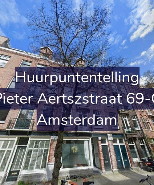 Foto gevel Huurpuntentelling voor Pieter Aertszstraat 69-C, Amsterdam