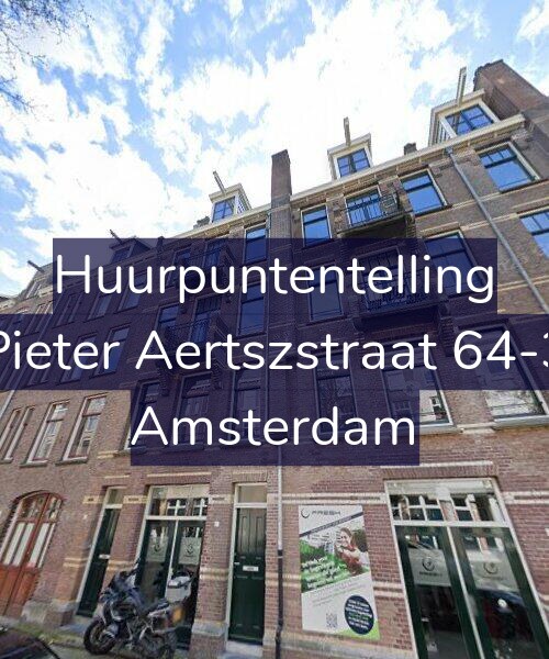 Foto gevel Huurpuntentelling voor Pieter Aertszstraat 64-3, Amsterdam