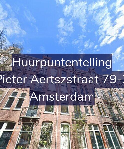 Foto gevel Huurpuntentelling voor Pieter Aertszstraat 79-3, Amsterdam
