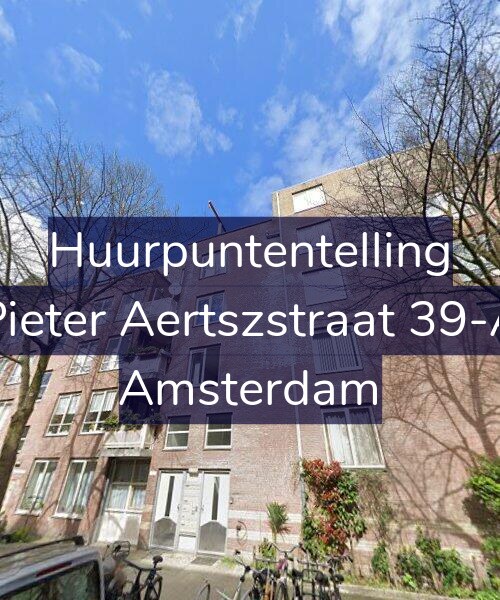 Foto gevel Huurpuntentelling voor Pieter Aertszstraat 39-A, Amsterdam