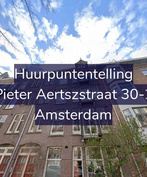 Foto gevel Huurpuntentelling voor Pieter Aertszstraat 30-2, Amsterdam