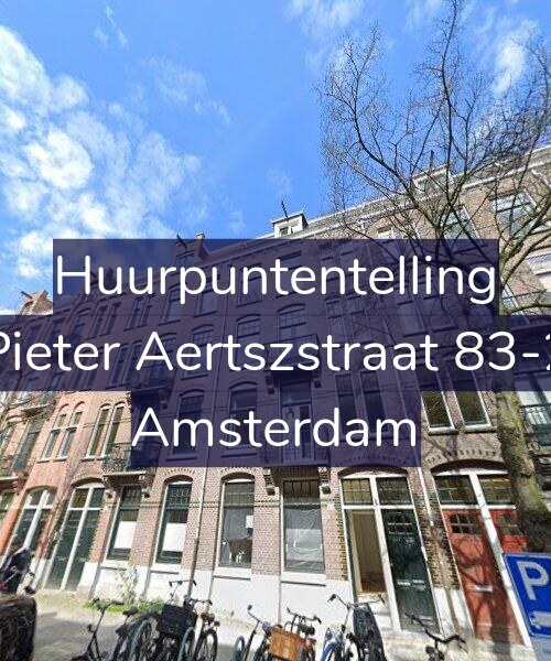 Foto gevel Huurpuntentelling voor Pieter Aertszstraat 83-2, Amsterdam