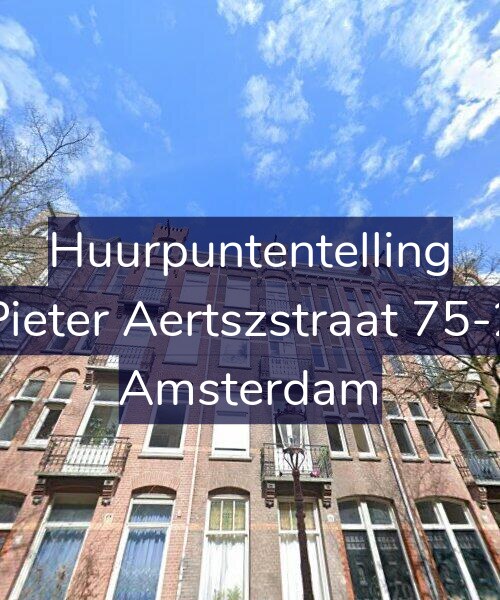 Foto gevel Huurpuntentelling voor Pieter Aertszstraat 75-2, Amsterdam