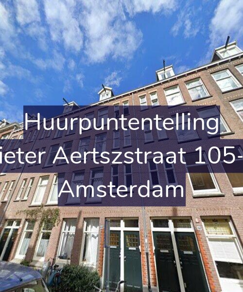 Foto gevel Huurpuntentelling voor Pieter Aertszstraat 105-2, Amsterdam