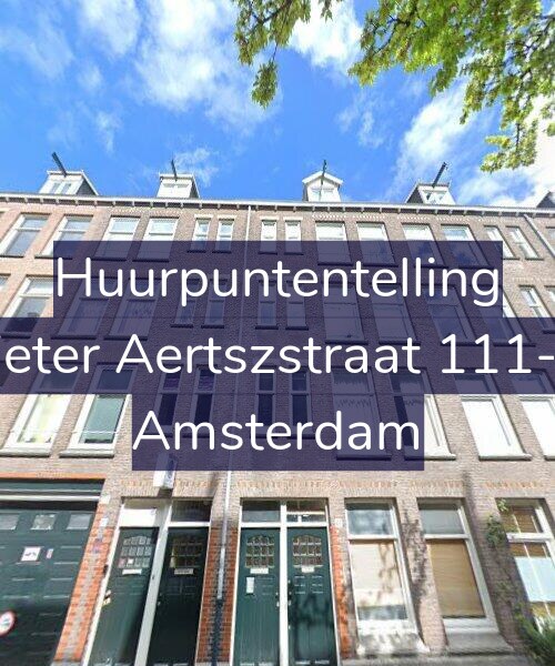 Foto gevel Huurpuntentelling voor Pieter Aertszstraat 111-H, Amsterdam
