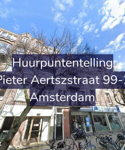 Foto gevel Huurpuntentelling voor Pieter Aertszstraat 99-2, Amsterdam