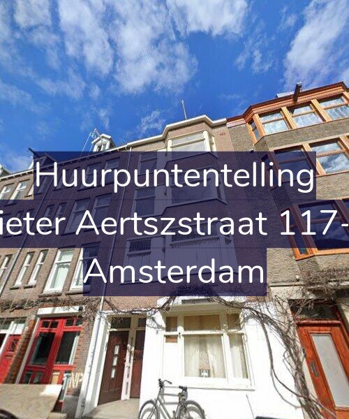 Foto gevel Huurpuntentelling voor Pieter Aertszstraat 117-3, Amsterdam