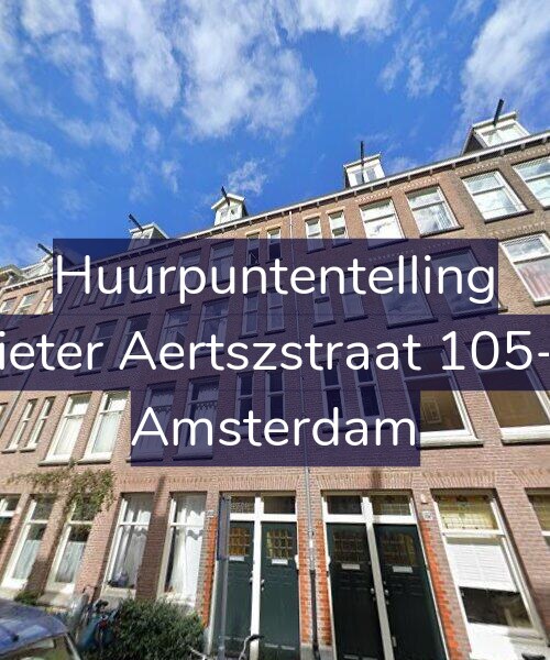 Foto gevel Huurpuntentelling voor Pieter Aertszstraat 105-3, Amsterdam
