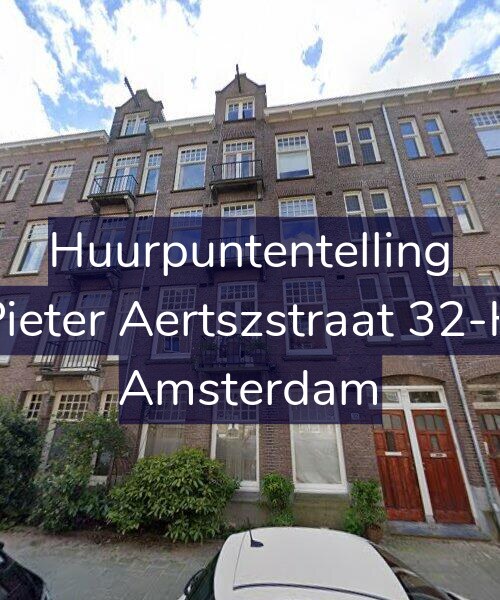 Foto gevel Huurpuntentelling voor Pieter Aertszstraat 32-H, Amsterdam