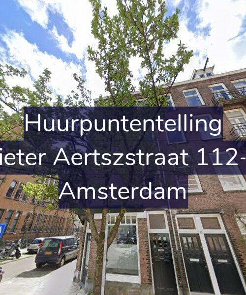 Foto gevel Huurpuntentelling voor Pieter Aertszstraat 112-1, Amsterdam