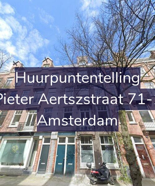 Foto gevel Huurpuntentelling voor Pieter Aertszstraat 71-1, Amsterdam