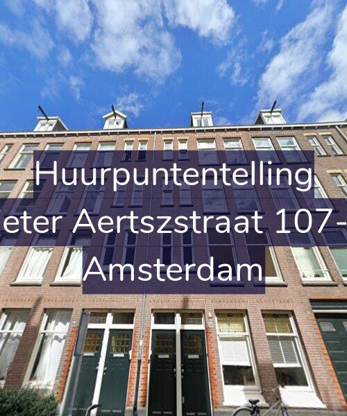 Foto gevel Huurpuntentelling voor Pieter Aertszstraat 107-H, Amsterdam