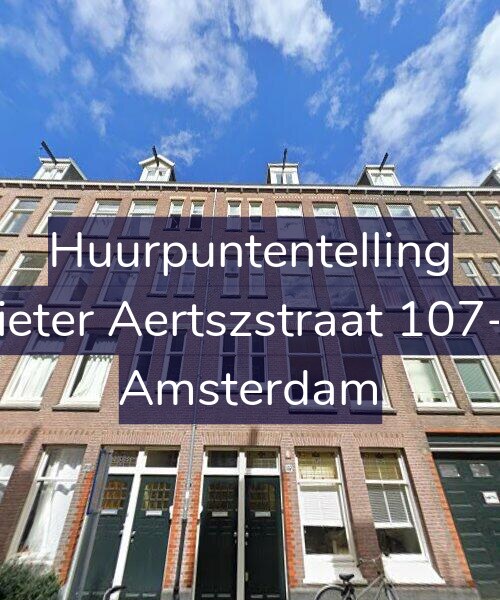 Foto gevel Huurpuntentelling voor Pieter Aertszstraat 107-2, Amsterdam