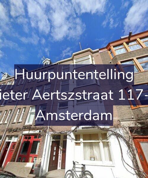 Foto gevel Huurpuntentelling voor Pieter Aertszstraat 117-2, Amsterdam