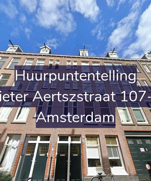 Foto gevel Huurpuntentelling voor Pieter Aertszstraat 107-1, Amsterdam