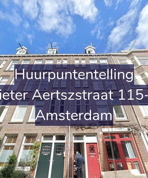 Foto gevel Huurpuntentelling voor Pieter Aertszstraat 115-3, Amsterdam