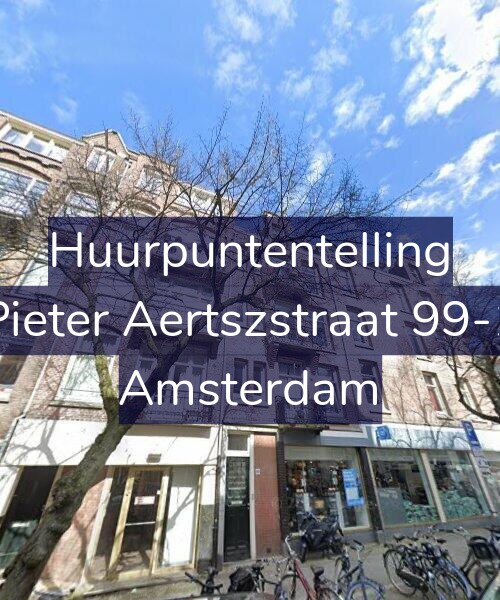 Foto gevel Huurpuntentelling voor Pieter Aertszstraat 99-1, Amsterdam