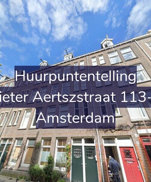 Foto gevel Huurpuntentelling voor Pieter Aertszstraat 113-3, Amsterdam