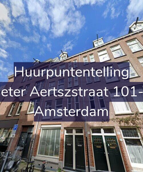 Foto gevel Huurpuntentelling voor Pieter Aertszstraat 101-H, Amsterdam