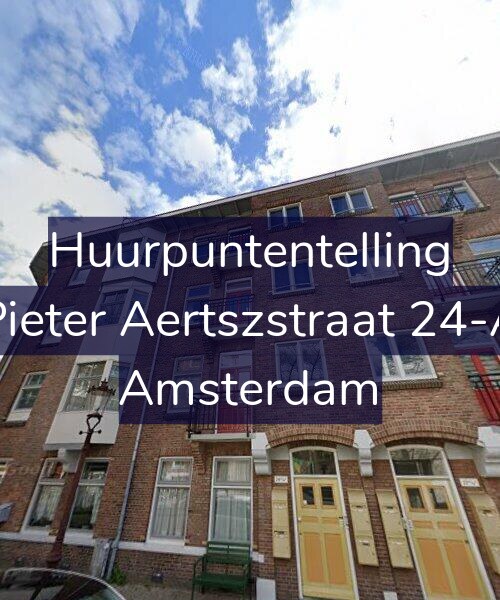 Foto gevel Huurpuntentelling voor Pieter Aertszstraat 24-A, Amsterdam