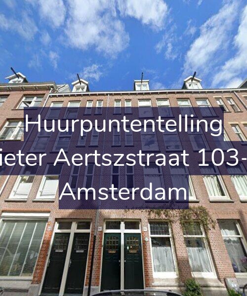 Foto gevel Huurpuntentelling voor Pieter Aertszstraat 103-4, Amsterdam