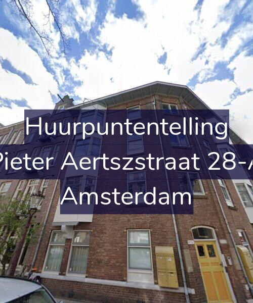 Foto gevel Huurpuntentelling voor Pieter Aertszstraat 28-A, Amsterdam