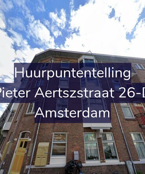 Foto gevel Huurpuntentelling voor Pieter Aertszstraat 26-D, Amsterdam