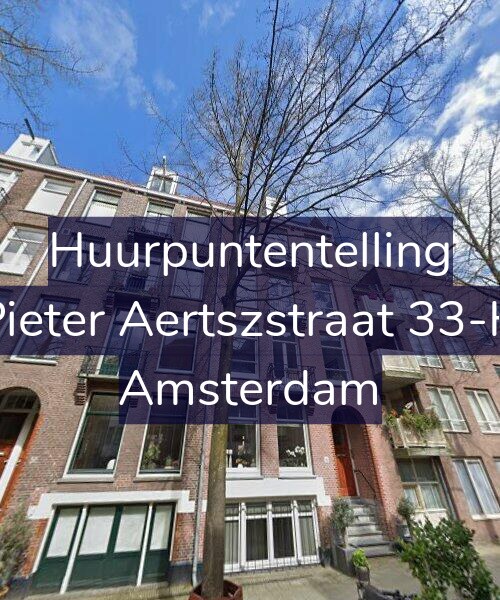 Foto gevel Huurpuntentelling voor Pieter Aertszstraat 33-H, Amsterdam