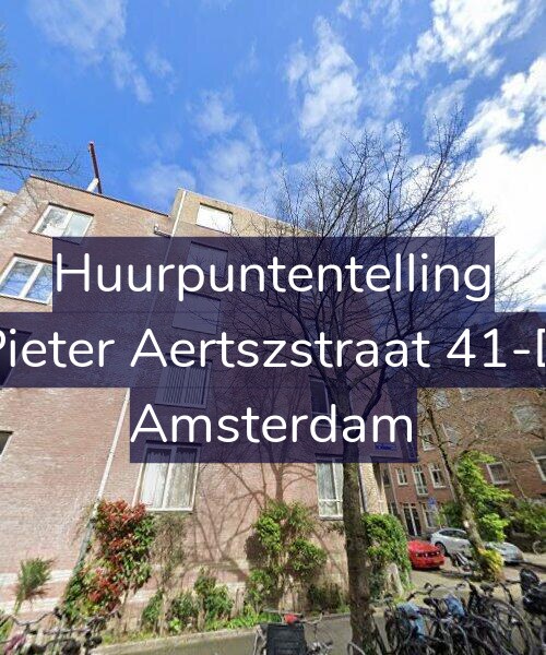 Foto gevel Huurpuntentelling voor Pieter Aertszstraat 41-D, Amsterdam
