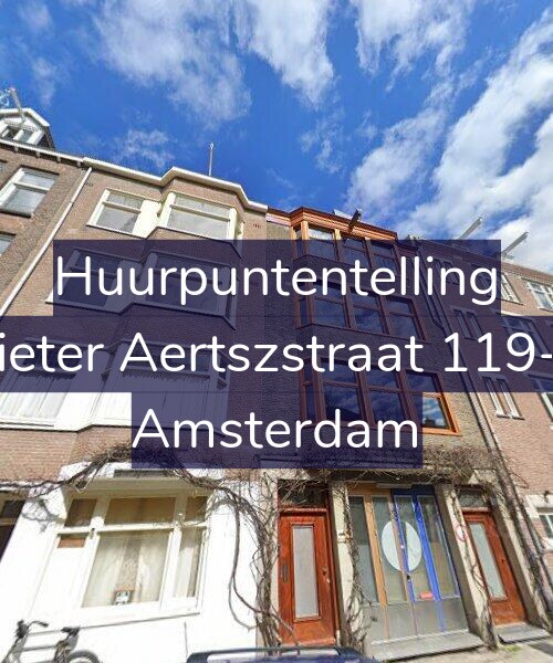 Foto gevel Huurpuntentelling voor Pieter Aertszstraat 119-1, Amsterdam