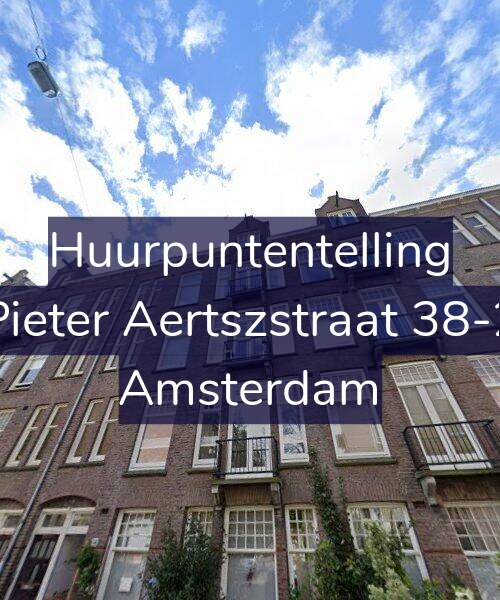Foto gevel Huurpuntentelling voor Pieter Aertszstraat 38-2, Amsterdam