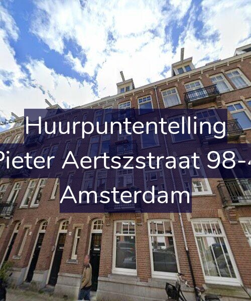Foto gevel Huurpuntentelling voor Pieter Aertszstraat 98-4, Amsterdam