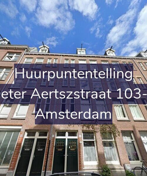 Foto gevel Huurpuntentelling voor Pieter Aertszstraat 103-H, Amsterdam