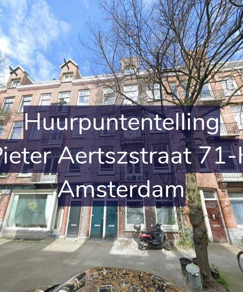 Foto gevel Huurpuntentelling voor Pieter Aertszstraat 71-H, Amsterdam