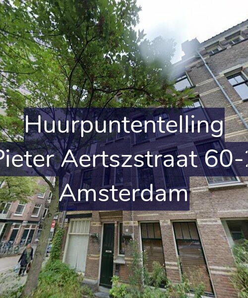 Foto gevel Huurpuntentelling voor Pieter Aertszstraat 60-2, Amsterdam