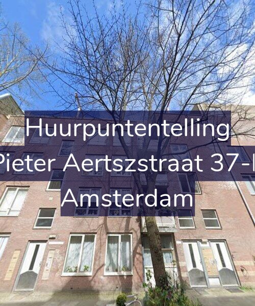 Foto gevel Huurpuntentelling voor Pieter Aertszstraat 37-E, Amsterdam