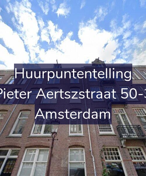 Foto gevel Huurpuntentelling voor Pieter Aertszstraat 50-3, Amsterdam