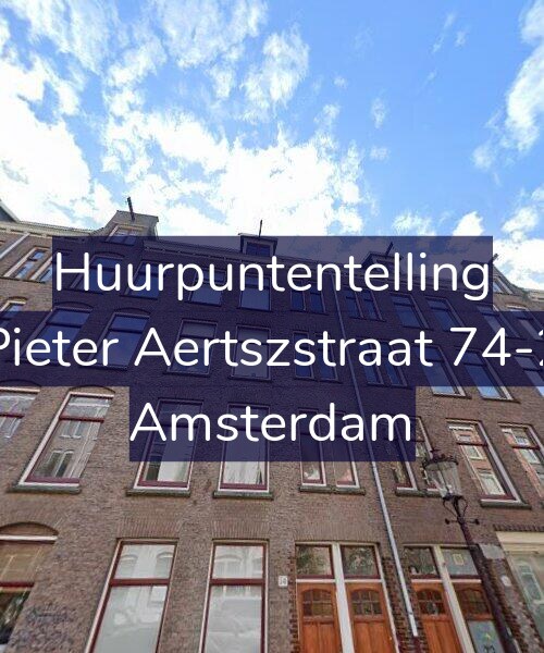 Foto gevel Huurpuntentelling voor Pieter Aertszstraat 74-2, Amsterdam