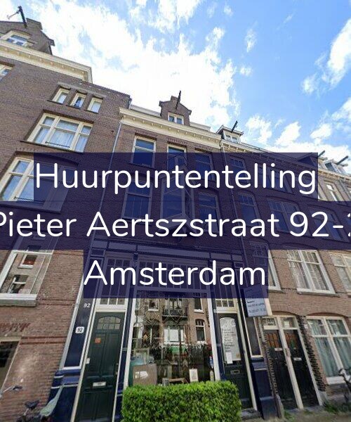 Foto gevel Huurpuntentelling voor Pieter Aertszstraat 92-2, Amsterdam