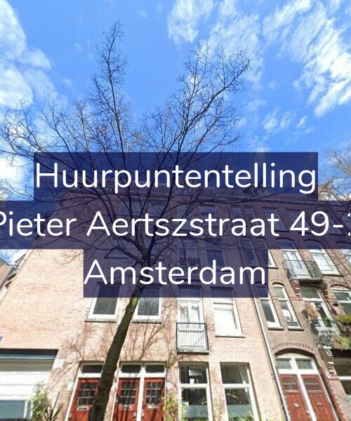 Foto gevel Huurpuntentelling voor Pieter Aertszstraat 49-2, Amsterdam