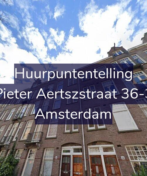 Foto gevel Huurpuntentelling voor Pieter Aertszstraat 36-3, Amsterdam