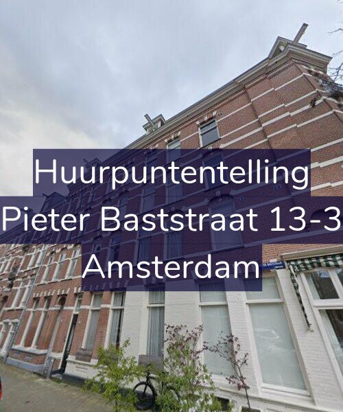 Foto gevel Huurpuntentelling voor Pieter Baststraat 13-3, Amsterdam