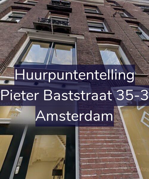 Foto gevel Huurpuntentelling voor Pieter Baststraat 35-3, Amsterdam