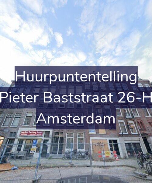 Foto gevel Huurpuntentelling voor Pieter Baststraat 26-H, Amsterdam