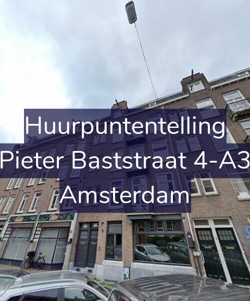 Foto gevel Huurpuntentelling voor Pieter Baststraat 4-A3, Amsterdam