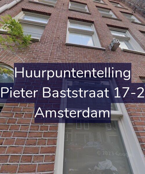 Foto gevel Huurpuntentelling voor Pieter Baststraat 17-2, Amsterdam