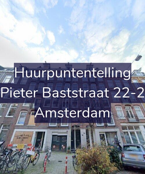 Foto gevel Huurpuntentelling voor Pieter Baststraat 22-2, Amsterdam