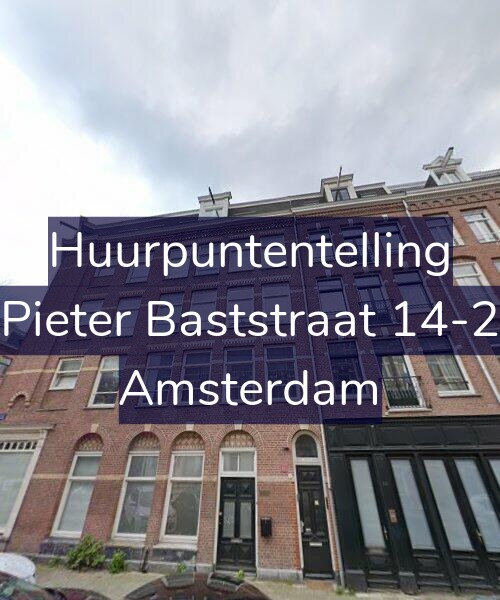 Foto gevel Huurpuntentelling voor Pieter Baststraat 14-2, Amsterdam