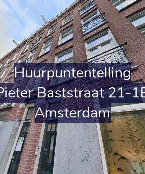Foto gevel Huurpuntentelling voor Pieter Baststraat 21-1B, Amsterdam